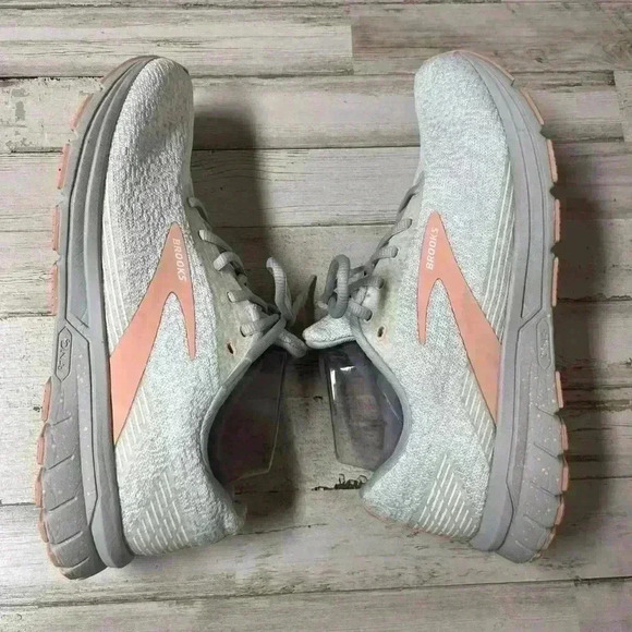 Brooks Signal 3 Womens 11 Running Sneaker White Oyster Tropical Peach Athleisure - Picture 4 of 10